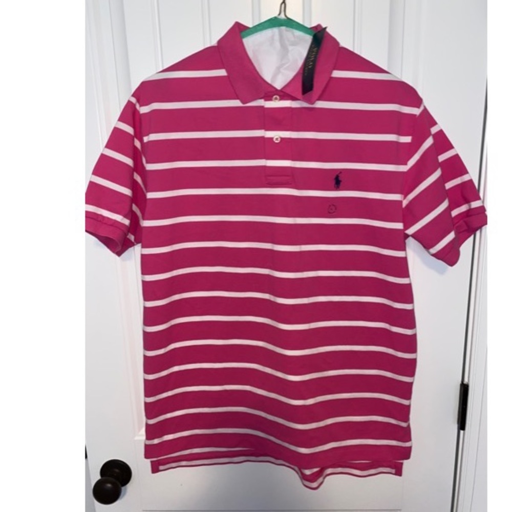 Men’s Polo Ralph Lauren Pink Shirt Size Large